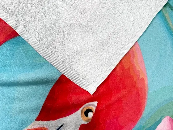 Gepersonaliseerde handdoek met eigen foto