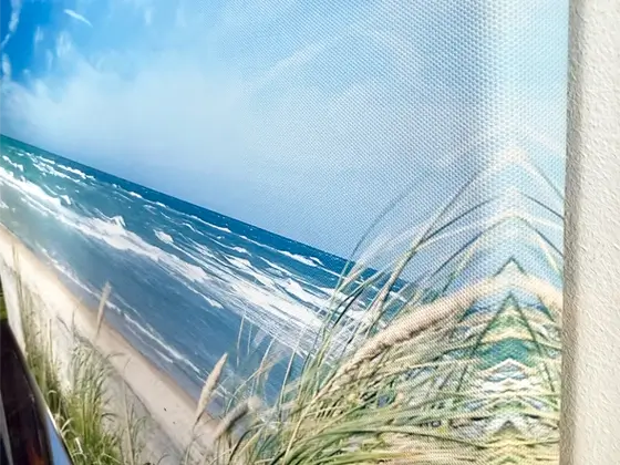 Randafwerking van uw canvas