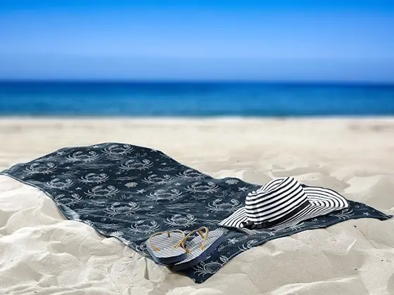 Strandlaken met foto op maat - sneldrogend microvezel met sublimatieprint
