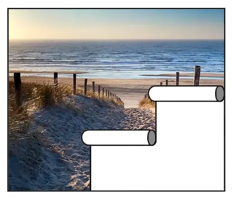 Vlies fotobehang met eigen foto