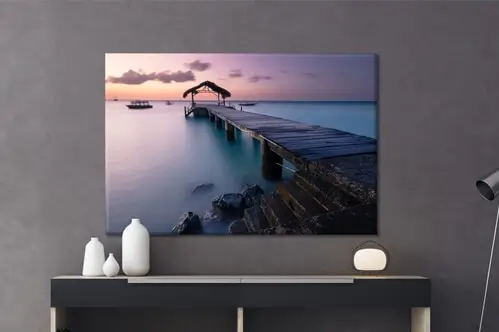 Eigen foto op canvas