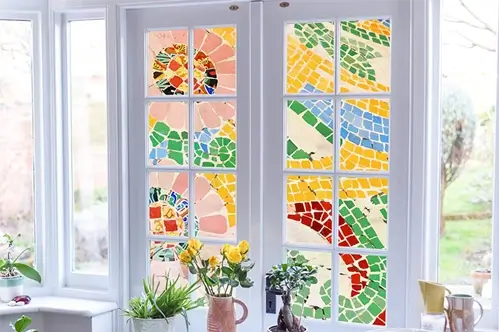 Raamstickers met print op maat