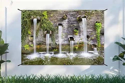 Tuinposter met eigen foto op maat