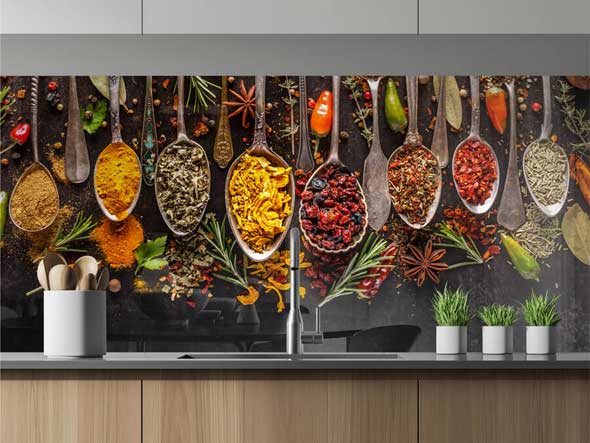 Keuken achterwand op maat - Nikkel-art.nl