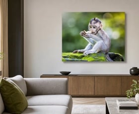 Plexiglas schilderij Aap