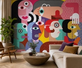 Fotobehang Abstracte kunst