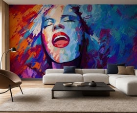 Fotobehang Art studio