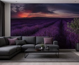 Fotobehang Aubergine
