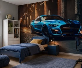 Fotobehang Auto