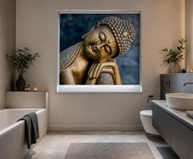 Rolgordijnen Badkamer