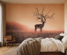 Fotobehang Beige