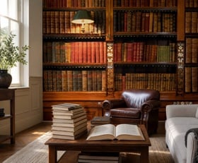 Fotobehang Bibliotheek