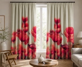 Gordijnen Bloemen