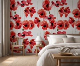 Fotobehang Bloemen patronen