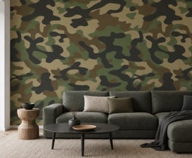 Fotobehang Camouflage patronen