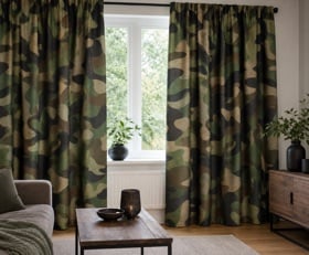 Gordijnen Camouflage patronen