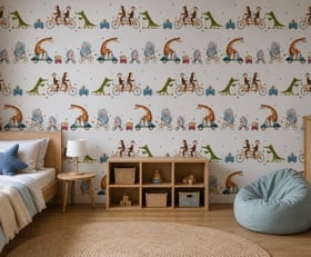 Fotobehang Dieren onderweg patronen