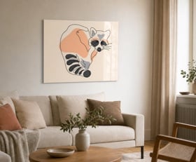 Plexiglas schilderij Een lijn