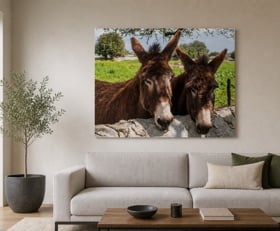 Plexiglas schilderij Ezel