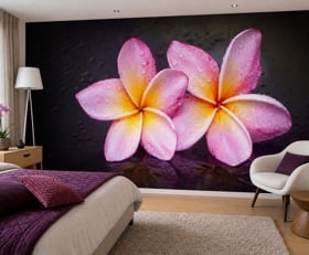 Fotobehang Frangipani