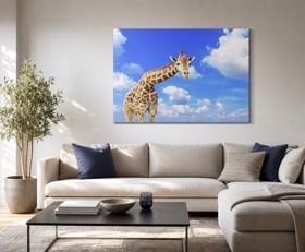 Plexiglas schilderij Giraf