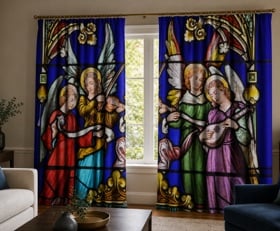 Gordijnen Glas in lood