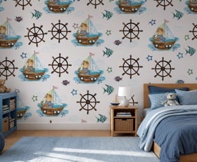 Fotobehang Kinderkamer patronen
