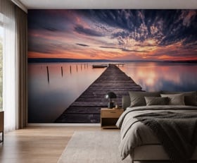 Fotobehang Meer