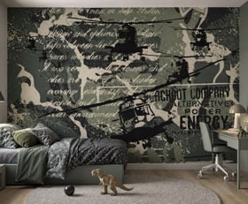 Fotobehang Militair patronen