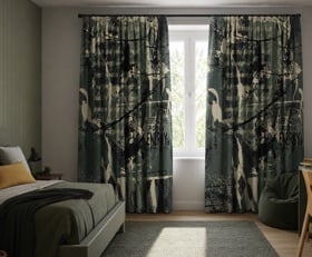 Gordijnen Militair patronen