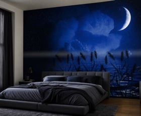 Fotobehang Nacht