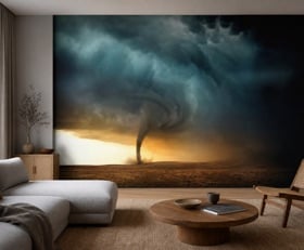 Fotobehang Onweer
