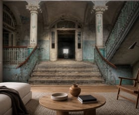Fotobehang Oud Ziekenhuis Beelitz