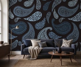 Fotobehang Paisley patronen