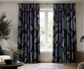 Gordijnen Paisley patronen