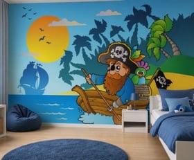 Fotobehang Piraten
