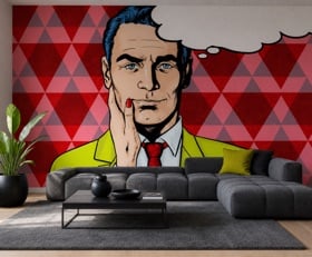Fotobehang Pop art