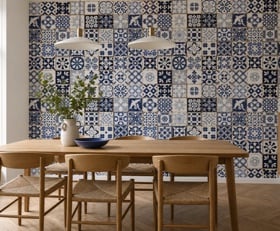 Fotobehang Portugese tegeltjes patronen