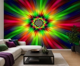 Fotobehang Psychedelisch