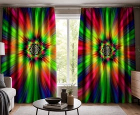 Gordijnen Psychedelisch