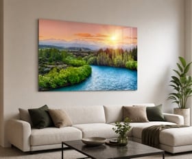Plexiglas schilderij Rivier