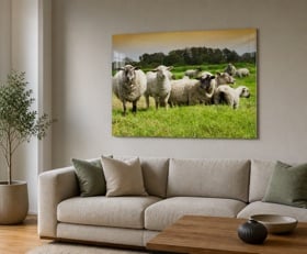 Plexiglas schilderij Schaap