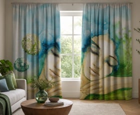 Gordijnen Schilderkunst