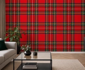 Fotobehang Tartan patronen