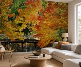 Fotobehang Tuin