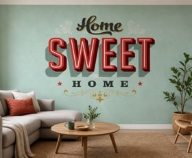 Fotobehang Vintage Poster