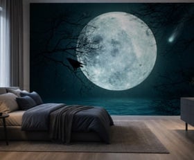 Fotobehang Volle maan