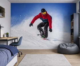 Fotobehang Wintersport