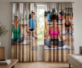 Gordijnen Yogaschool