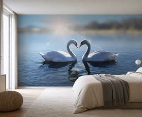 Fotobehang Zwaan